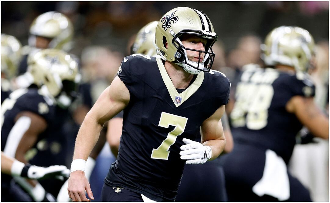 Taysom Hill hizo historia en el partido frente a los Bears - AFP
