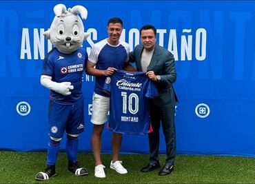 'Llegar con la '10' me motiva', Andrés Montaño fue presentado como segundo refuerzo de Cruz Azul