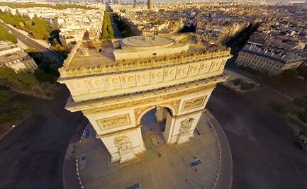 Un aficionado mexicano apagó la Llama Eterna del Arco del Triunfo en Mundial Francia 98
