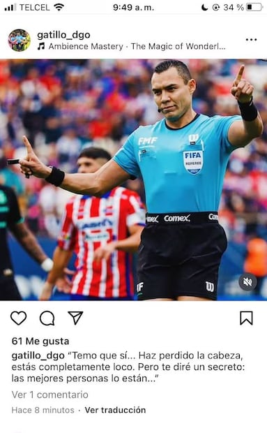 Mediante redes sociales el Gato Ortiz ironizó con la información de su visita al psicólogo. Foto: Especial