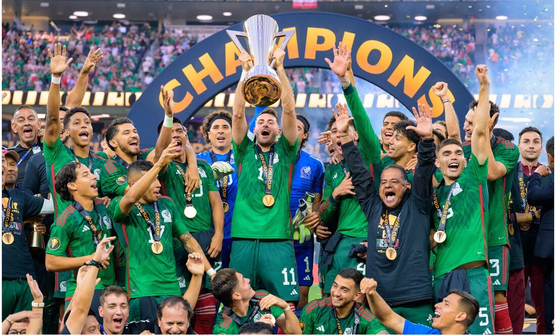 ¿Cuántos títulos de Copa Oro tiene México? Foto: Imago7