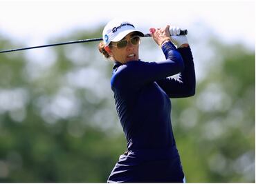 María Fassi no se presiona por jugar en casa; cerró con águila en el 18 del México Riviera Maya Open