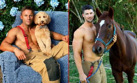 10 tiernas fotos de bomberos australianos para el calendario 2020