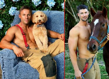 10 tiernas fotos de bomberos australianos para el calendario 2020