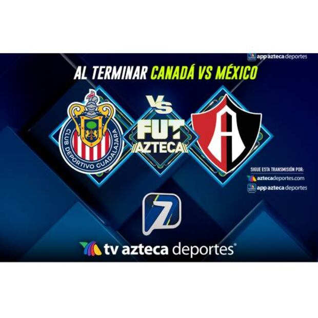 TV Azteca transmitirá el amistoso entre Chivas y Atlas en sus app y página de internet. Foto: Especial