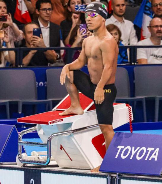 El para nadador Jesús Gutiérrez sube al 3er. lugar del podio en la prueba 400 metros libres S6 con un registro de 5:07.00 minutos. FOTO: @OlimpismoMex