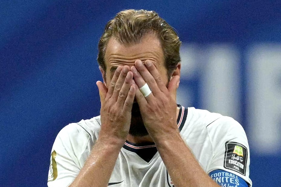 Harry Kane en lamento, durante el Mundial de 2026 - Foto: AFP