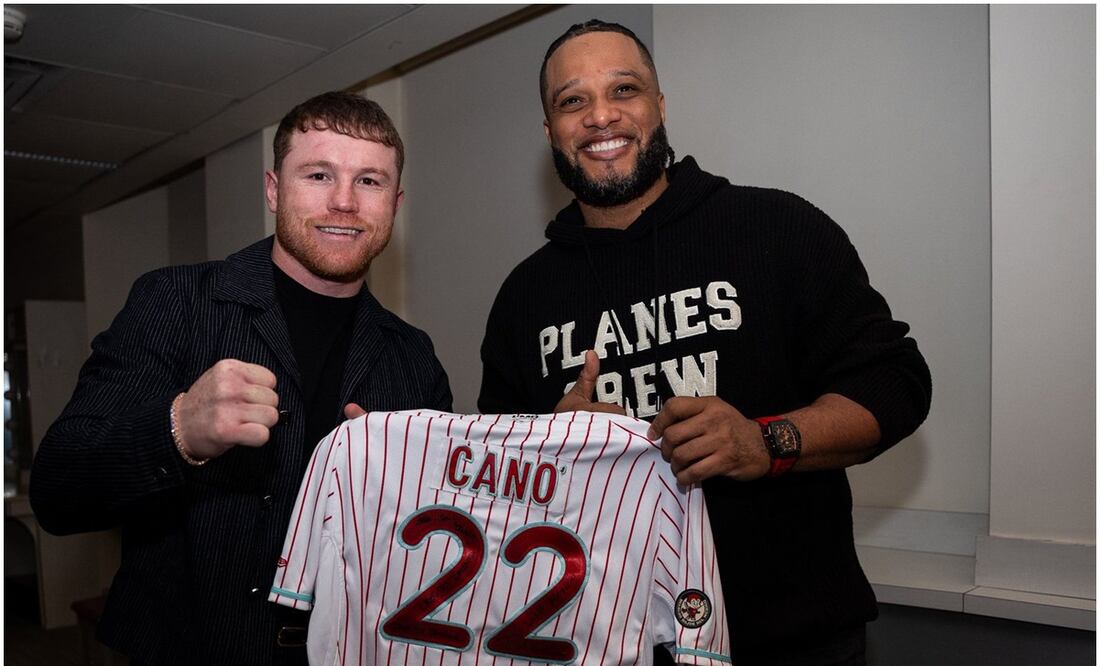 Robinson Cano llevó su jersey de los Diablos Rojos del México hasta Nueva York