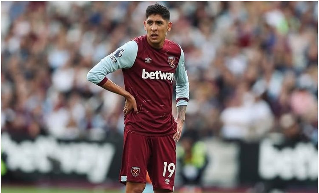 Edson Álvarez con West Ham Foto: @edsonnalvarez