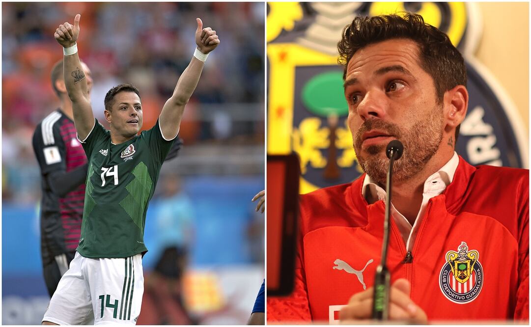 Javier Hernández con Selección Mexicana y Fernando Gago con Chivas / FOTOS: Imago7