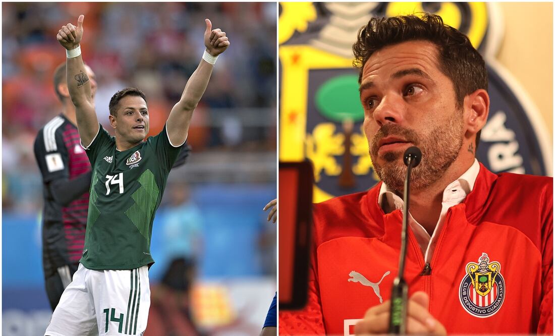 Javier Hernández con Selección Mexicana y Fernando Gago con Chivas / FOTOS: Imago7