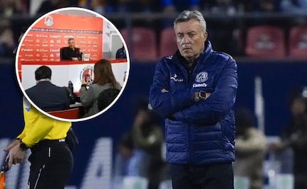 Domènec Torrent manda "al carajo" a reportero tras la derrota del Atlético San Luis ante Tigres
