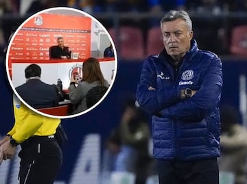 Domènec Torrent manda "al carajo" a reportero tras la derrota del Atlético San Luis ante Tigres