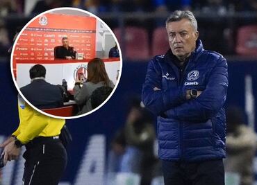 Domènec Torrent manda "al carajo" a reportero tras la derrota del Atlético San Luis ante Tigres
