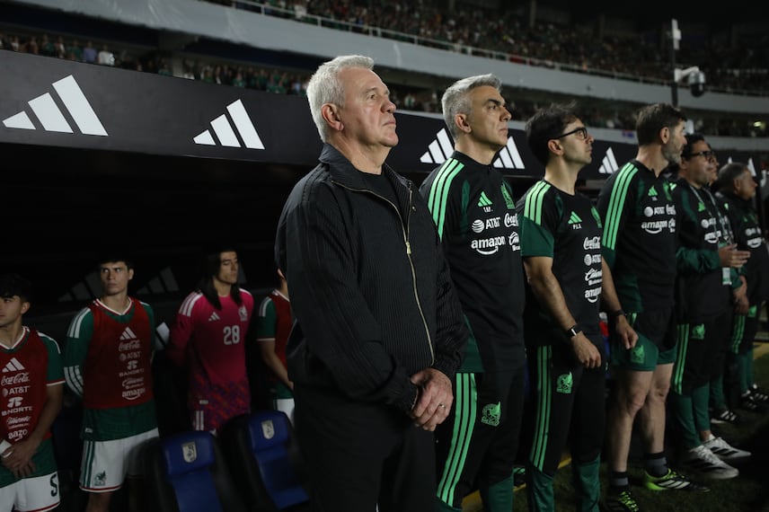 Javier Aguirre, director técnico de la Selección Mexicana, en un partido amistoso internacional previo al Mundial de 2026 - Foto: Imago7