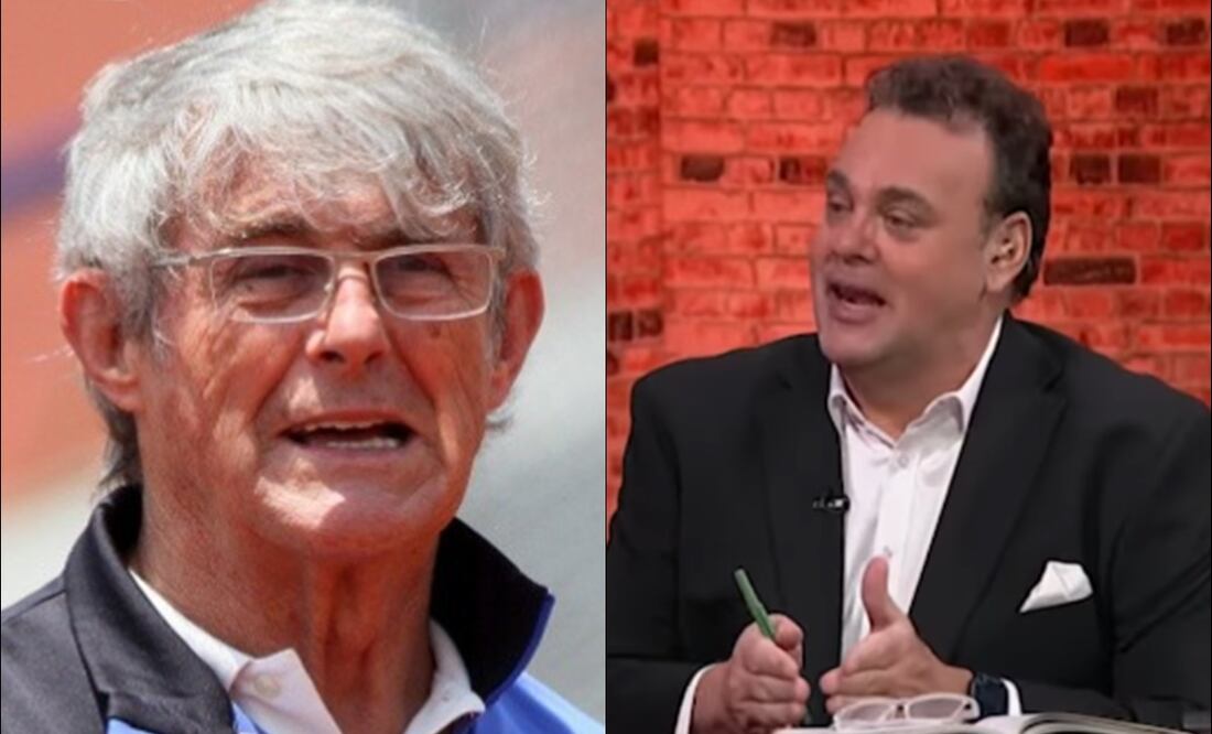 Bora Milutinovic y David Faitelson. FOTOS: Especiales