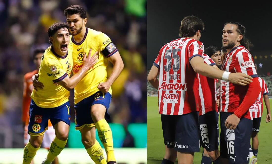 América y Chivas serán protagonistas del Play In del Apertura 2024. FOTOS: Imago7