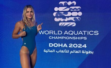 La nadadora paraguaya, Luana Alonso, se volvió viral al anunciar que ganó su boleto a París 2024