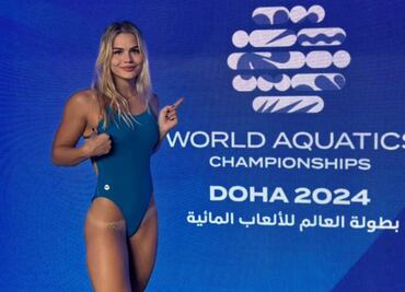 La nadadora paraguaya, Luana Alonso, se volvió viral al anunciar que ganó su boleto a París 2024