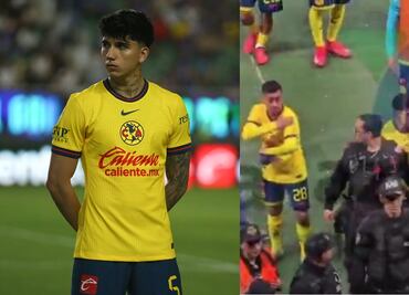 Jugador del América salió herido del Clásico Nacional por un botellazo; la Liga Mx ya investiga lo sucedido