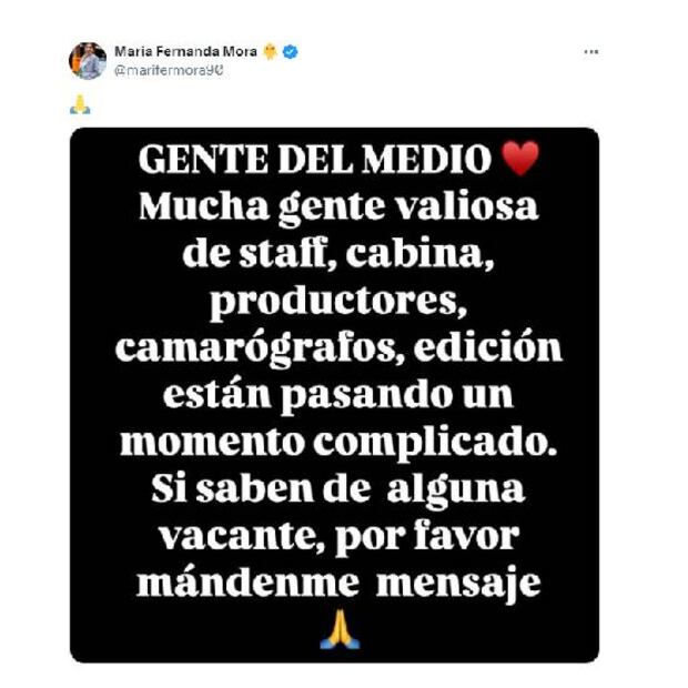 María Fernanda Mora fue una de las comentaristas de TUDN que se solidarizó con las personas que perdieron su trabajo en Televisa. Foto: Especial