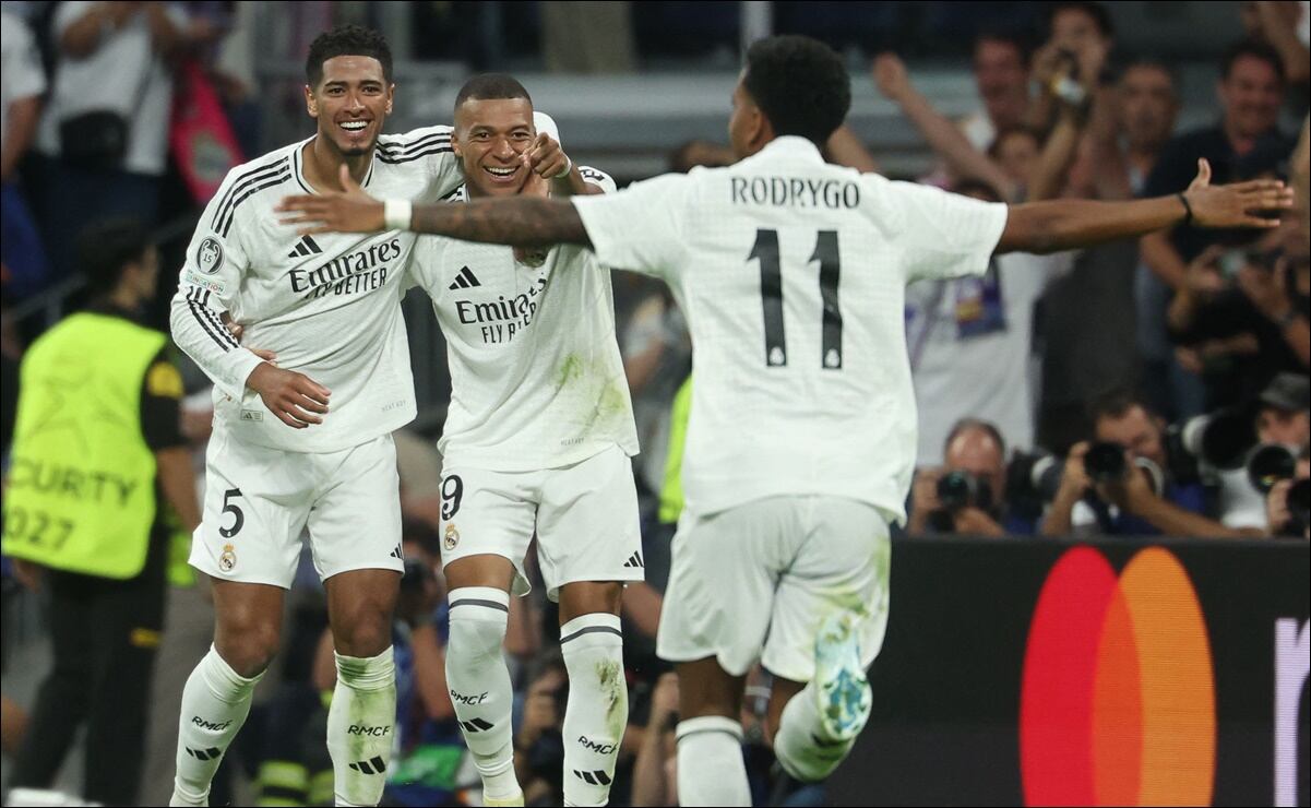 Real Madrid debuta en la Champions League con contundente victoria ...