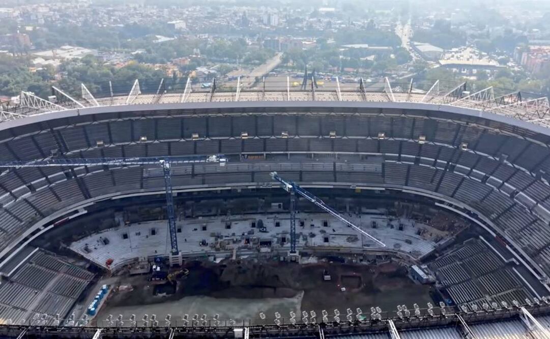 Así luce la renovada grada del Estadio Azteca para el Mundial 2026. Foto: Especial