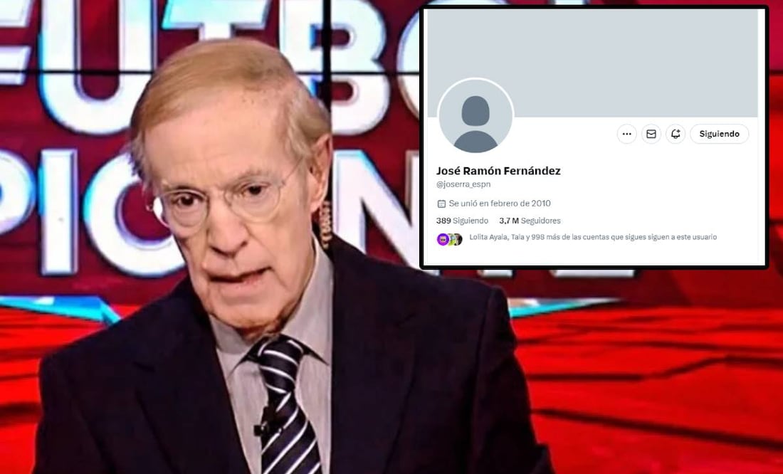 José ramón Fernández denunció que hackearon su cuenta de X con más de tres millones de seguidores. Foto: Especial