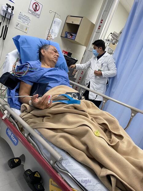 El padre de Checo Pérez se encuentra actualmente en terapia intensiva. Foto: @gabomrubio