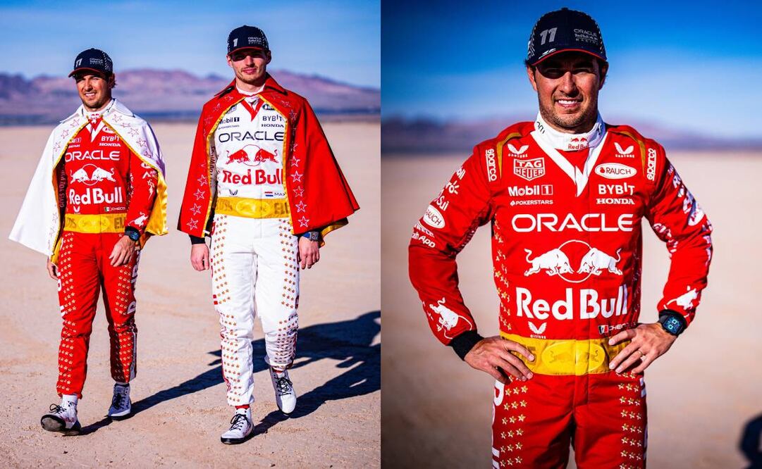 Checo Pérez hará un homenaje al famoso traje que usaba Elvis Presley en Las Vegas. Foto: Especial