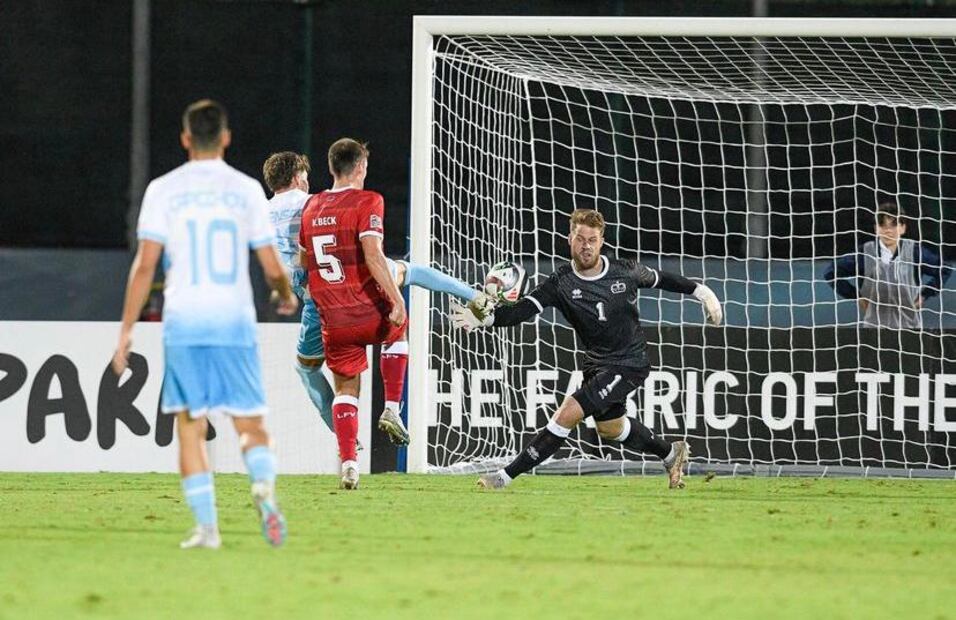 El gol decisivo de Nicko Sensoli quedará en la historia de San Marino. Fuente: Instagram @fsgc_official