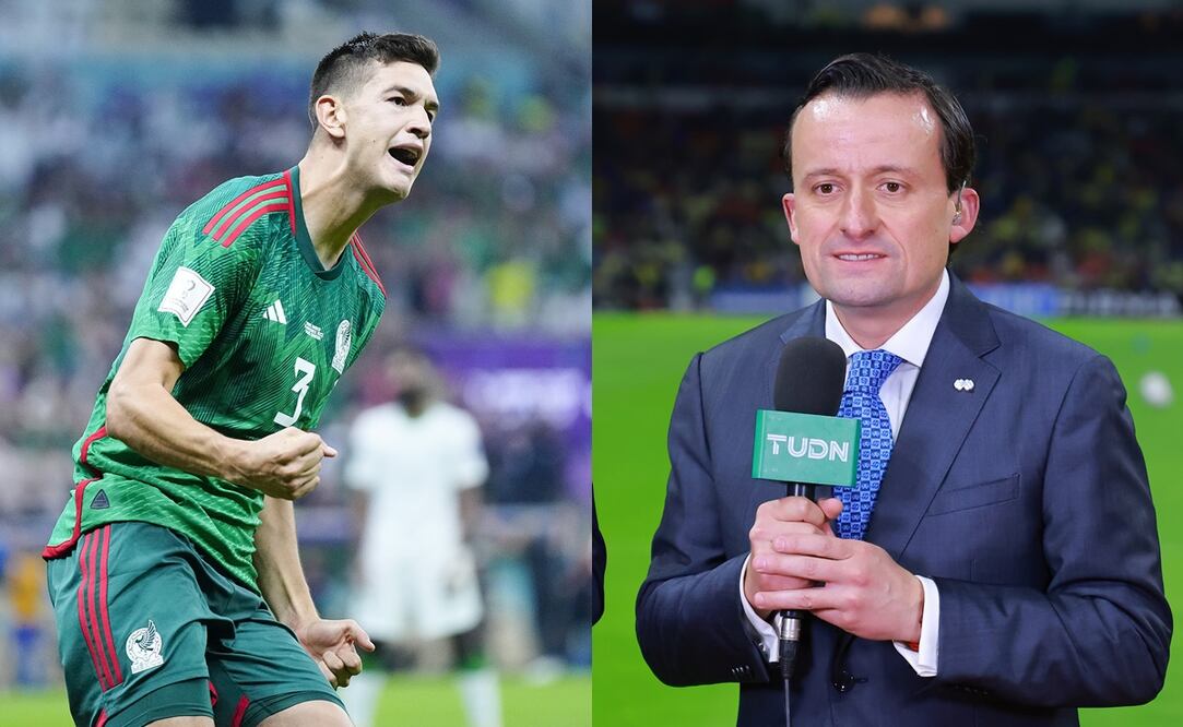 César Montes con Selección Mexicana y Mikel Arriola, presidente de la Liga MX / FOTOS: Imago7