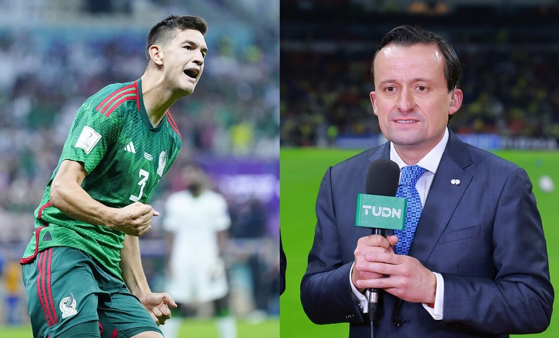 César Montes con Selección Mexicana y Mikel Arriola, presidente de la Liga MX / FOTOS: Imago7