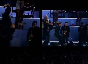 Luis Miguel festeja al más puro estilo de Cristiano Ronaldo en uno de sus conciertos