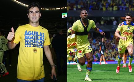 Checo Pérez y su lado más pasional por el América, así celebró el pase ante Pachuca