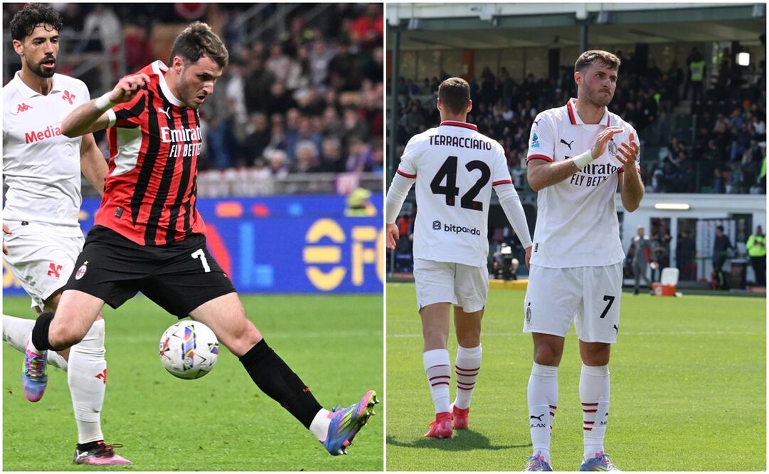 Santiago Giménez con el AC Milán Foto: EFE / @acmilan