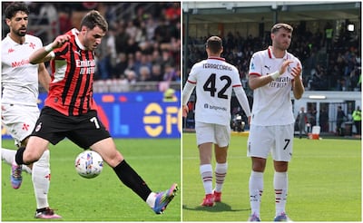 Santiago Giménez con el AC Milán Foto: EFE / @acmilan