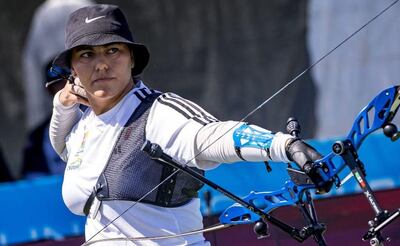 La sonorense Alejandra Valencia se hizo con su segunda medalla de la jornada | FOTO: World Archery