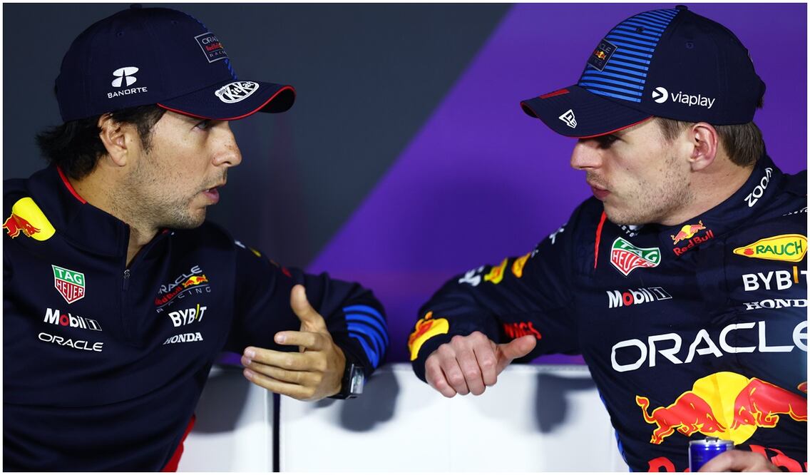 Checo Pérez y Max Verstappen, pilotos de Red Bull Racing en 2024 - Foto: @redbullracing (X)