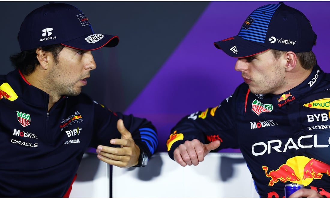 Checo Pérez y Max Verstappen, pilotos de Red Bull Racing en 2024 - Foto: @redbullracing (X)