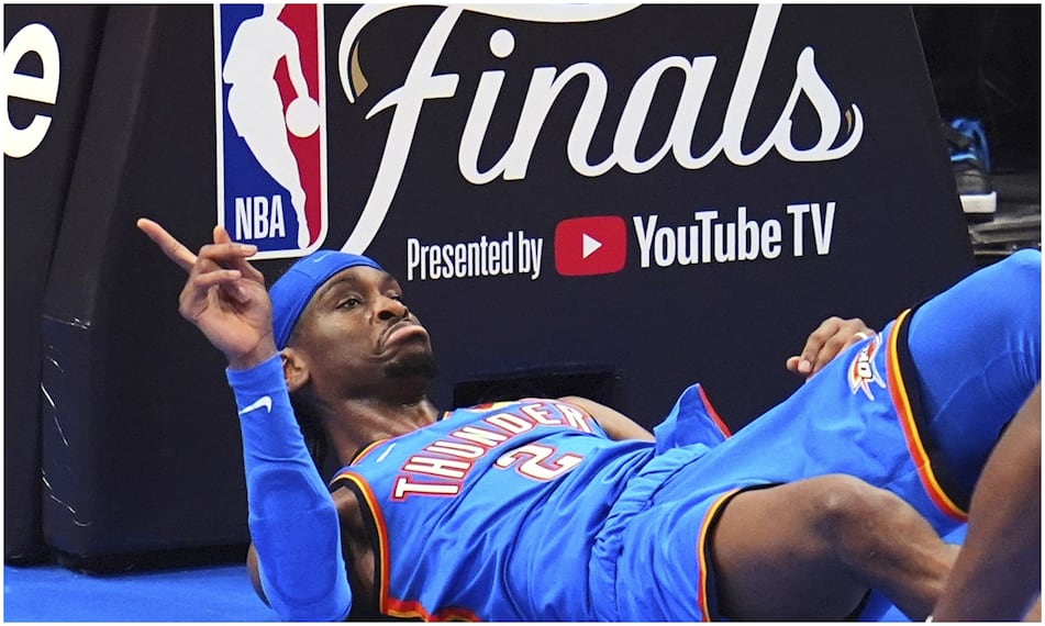 Shai Gilgeous-Alexander en las Finales de la NBA Foto: AP