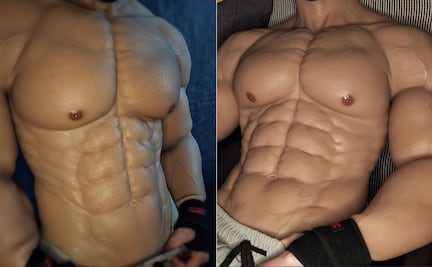Crean traje con six pack perfecto para lucir un cuerpo musculoso