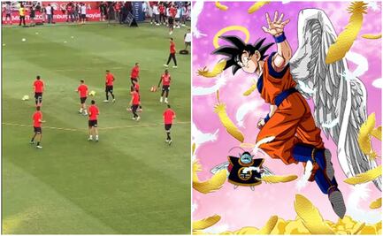 VIDEO: Ponen canción de Dragon Ball previo a partido de la Liga Argentina en homenaje a Akira Toriyama