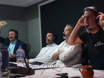 David Faitelson fue descubierto celebrando los goles del América al Toluca