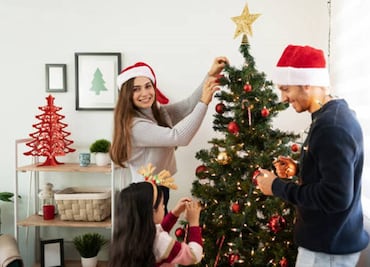 10 ideas para decorar el árbol de Navidad en familia