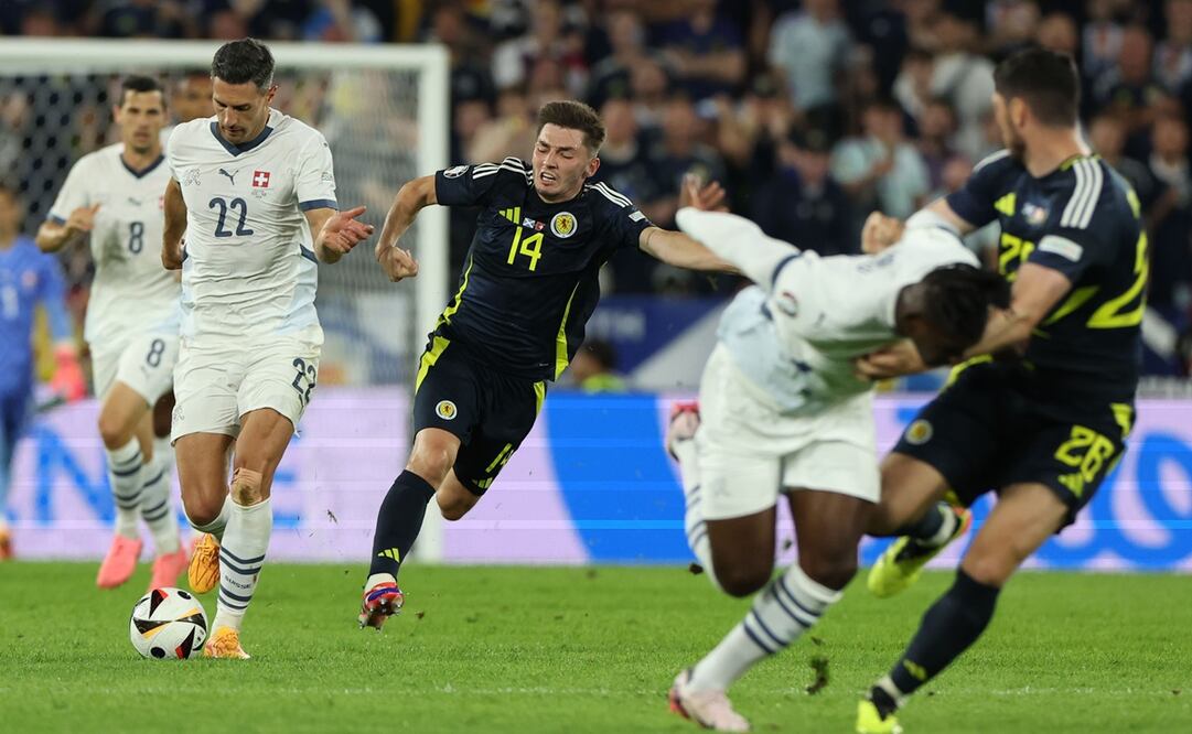 Suiza y Escocia en la Eurocopa 2024- Foto: EFE