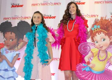 Mía y Nina Rubín prestan sus voces para la serie “Fancy Nancy Clancy”