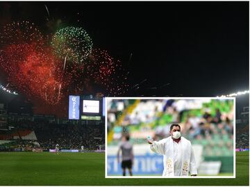 ¡Con el poder del Señor! León mandó a bautizar su cancha para ganarle al América