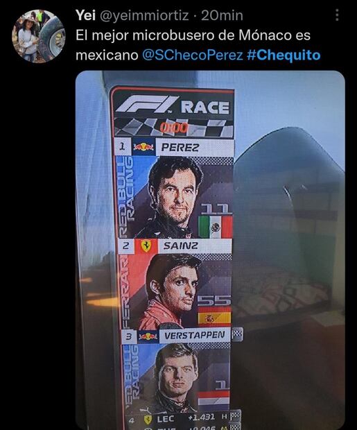 Los 10 mejores memes de "Chequito, viejo sabroso" Pérez y su triunfo en Mónaco