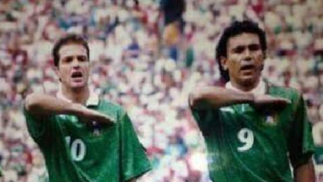 Luis García y Hugo Sánchez eran dos de los delanteros con los que contaba la Selección Mexicana en Estados Unidos 94. Foto: Especial